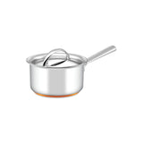 Essteele Per Vita Copper Base Stainless Steel Induction Covered Saucepan 16cm (1.9L) | Minimax