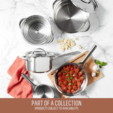 Essteele Per Vita Copper Base Stainless Steel Induction Covered Saucepan 20cm (3.4L) | Minimax