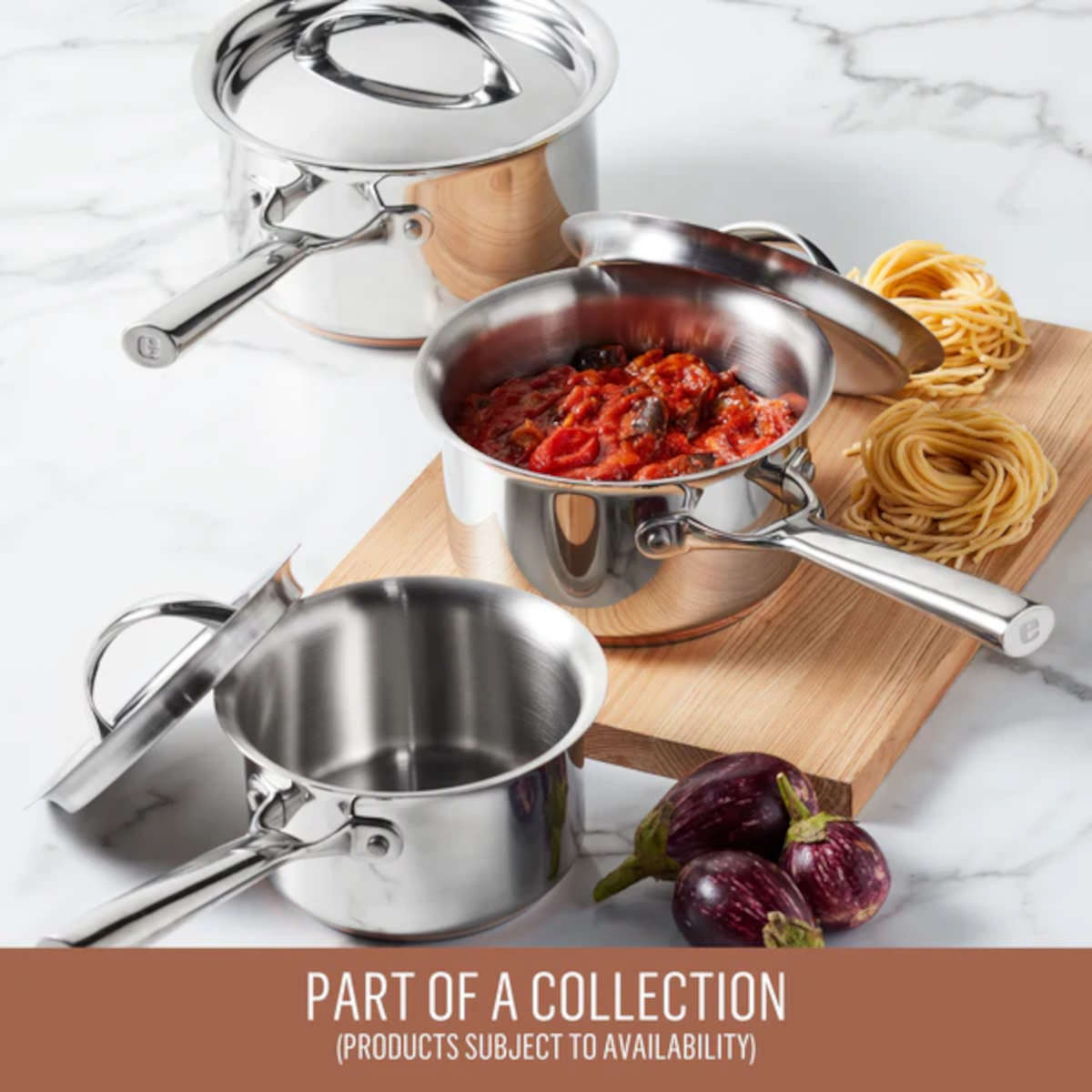 Essteele Per Vita Copper Base Stainless Steel Induction Covered Sauteuse 28cm (5.2L) | Minimax