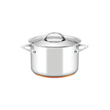 Essteele Per Vita Copper Base Stainless Steel Induction Covered Stockpot 24cm (7.1L) | Minimax