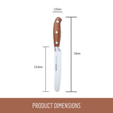 Essteele Serrated Utility Knife Ash 12.5cm | Minimax