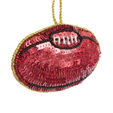 Vixen & Velvet Gilbert Sequin Rubgy Ball Decoration | Minimax