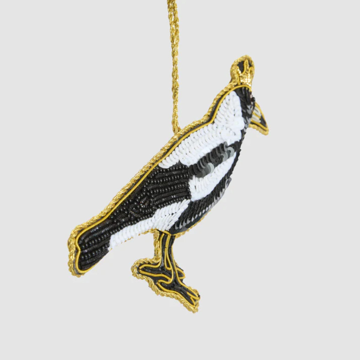 Vixen & Velvet Shiny Bandit Magpie Decoration 10cm | Minimax