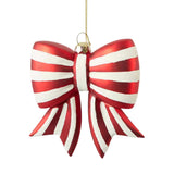 Florabelle Striped Bow Hanging Decoration 10cm | Minimax