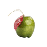 Florabelle Handpainted Capiz Apple Decoration Green 7cm