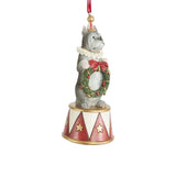 Florabelle Circus Dog Wreath Resin Decoration 12cm