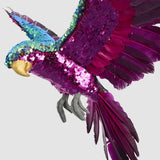 Florabelle Amora Pink Sequin Flying Parrot 50cm