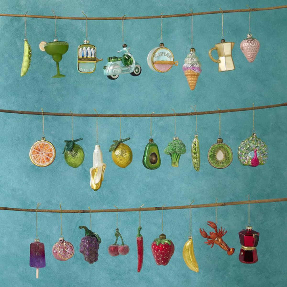 Vixen & Velvet La Dolce Vita Orange Hanging Decoration 9cm | Minimax