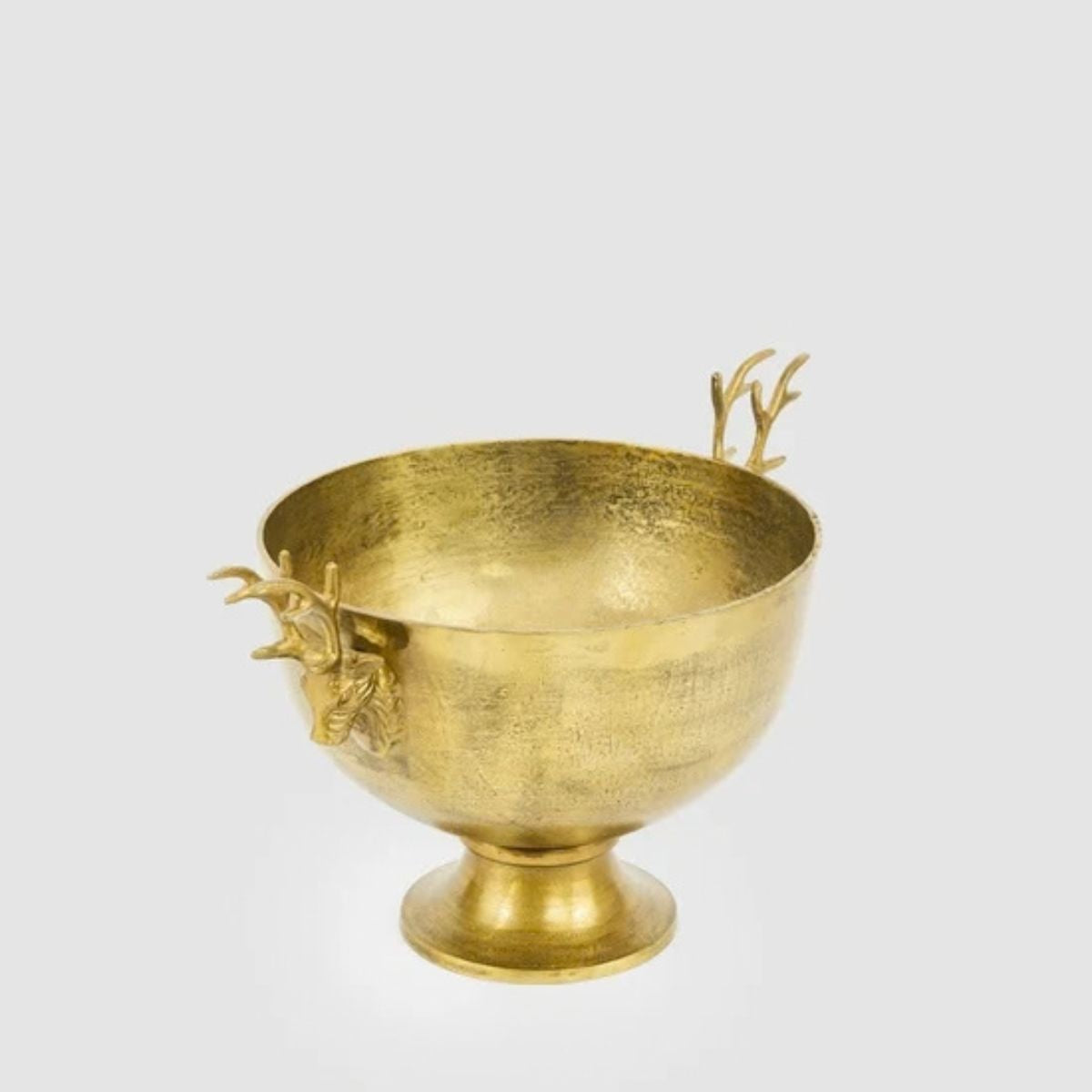 Florabelle Ruby Star Champagne Bowl Deer Gold 38x42cm