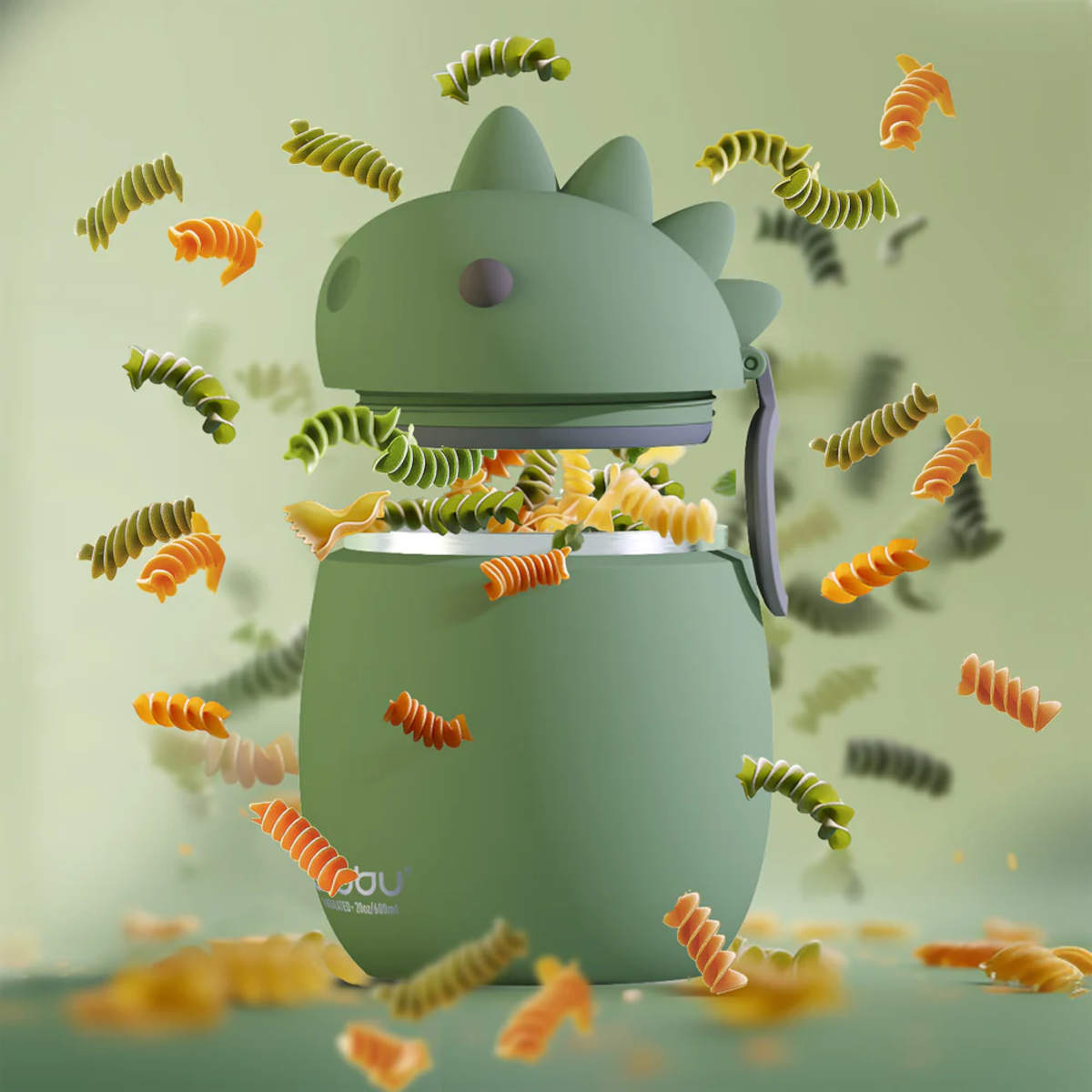 Asobu Bestie Food Container Dino Green 600ml | Minimax