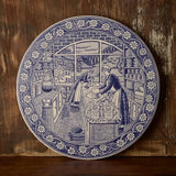 The Fine Cheese Co. Ceramic Cheese Plater 30cm | Minimax - wood background