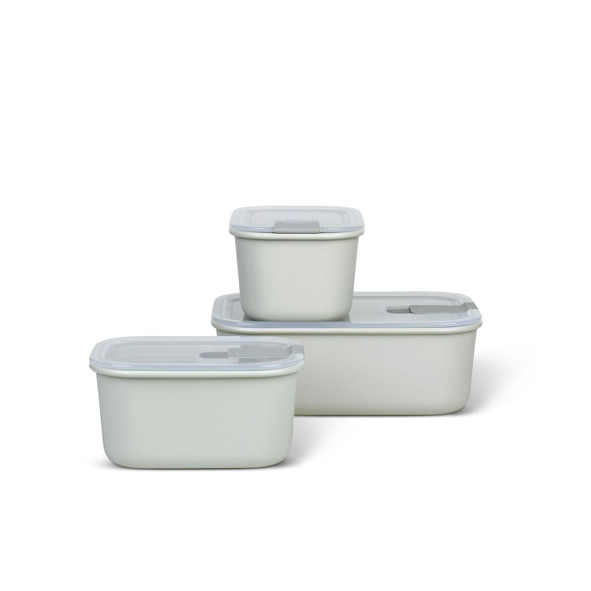 Mepal  Storage Box Easyclip Set of 3 (2x450ml + 1000ml) - Nordic White