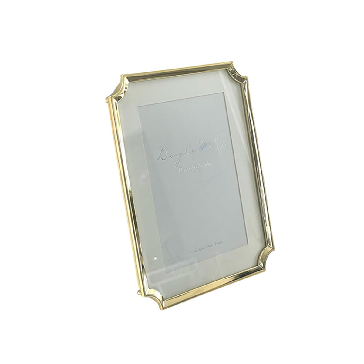Hamptons Gold Clipped Corners Frame 5x7cm | Minimax