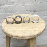 Flax Napkin Ring Duck Egg