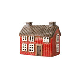 French Country Shingle Tea Light Cottage Red 13 x 8 x 11cm | Minimax