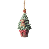French Country Bear Tree Resin Decor 9cm | Minimax