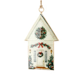French Country Enamel Villa Decor White 10cm | Minimax