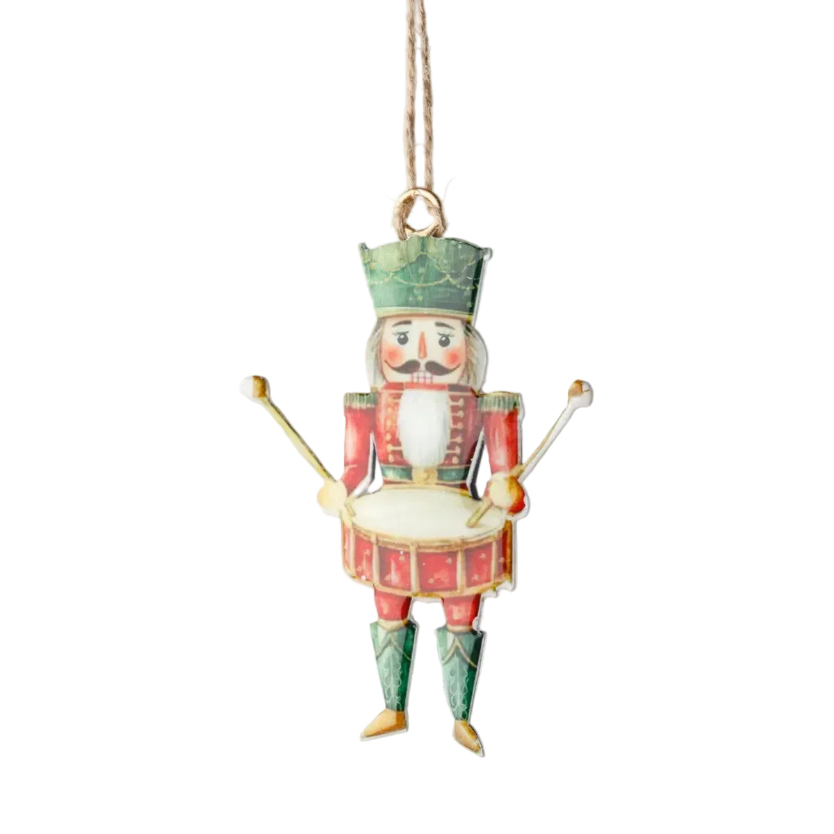 French Country Nutcracker Drum Enamel Decor 11cm | Minimax