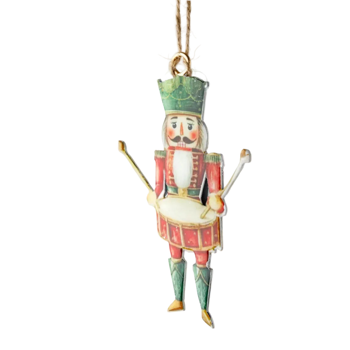 French Country Nutcracker Drum Enamel Decor 11cm | Minimax