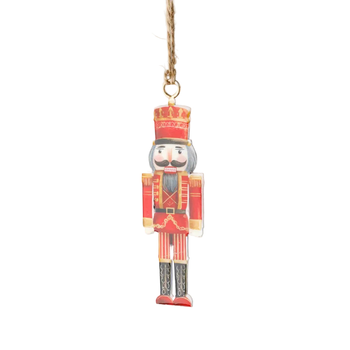 French Country Nutcracker Enamel Decor Red 11cm | Minimax