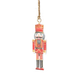 French Country Nutcracker Enamel Decor Red 11cm | Minimax