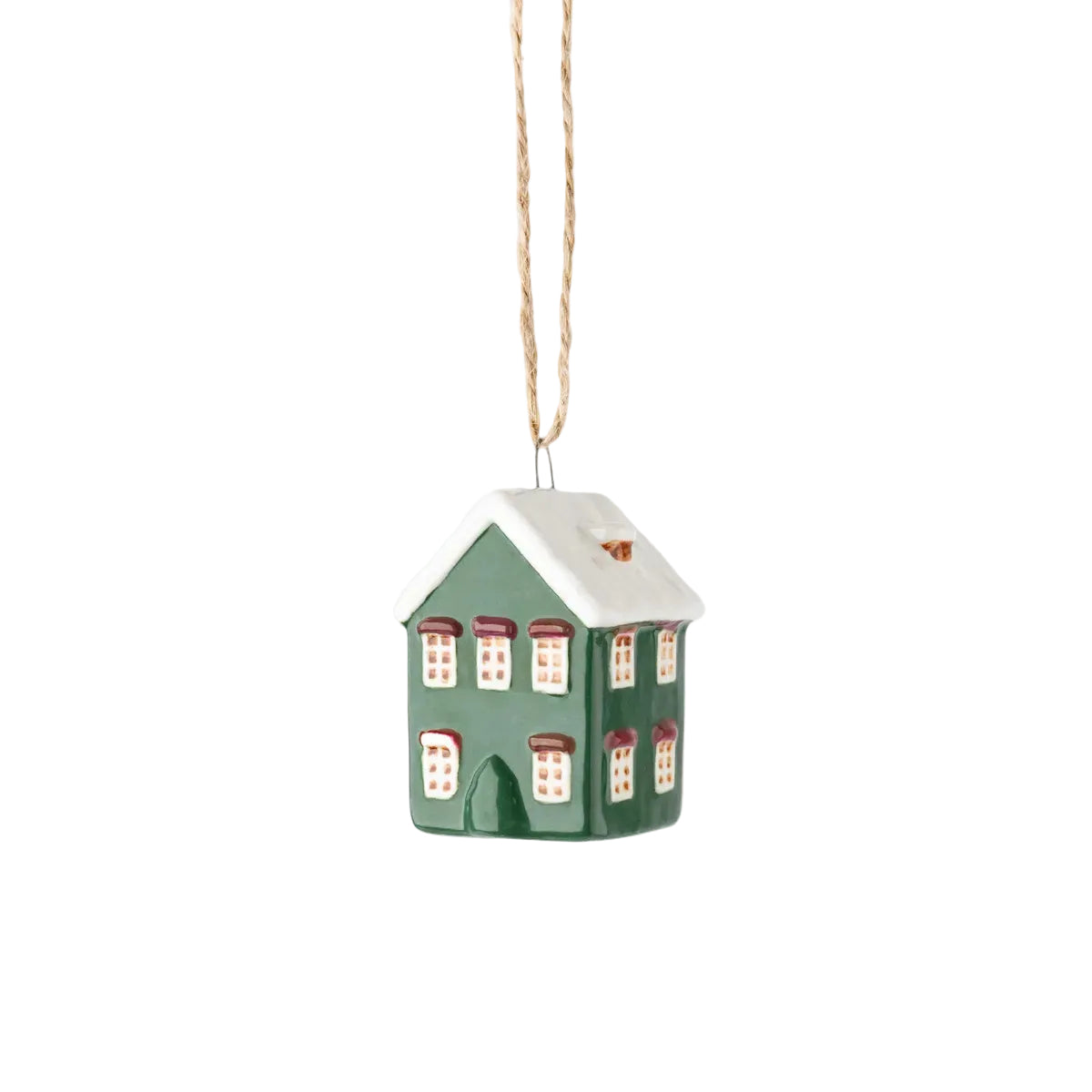 French Country Mini Villa Decor Green 4.5x5.5cm | Minimax