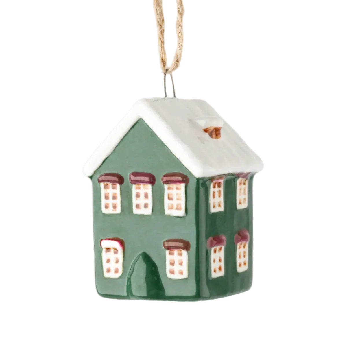 French Country Mini Villa Decor Green 4.5x5.5cm | Minimax