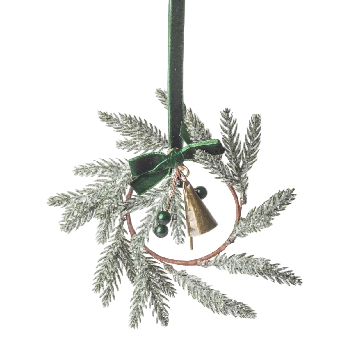 French Country Evergreen Mini Wreath 14cm | Minimax