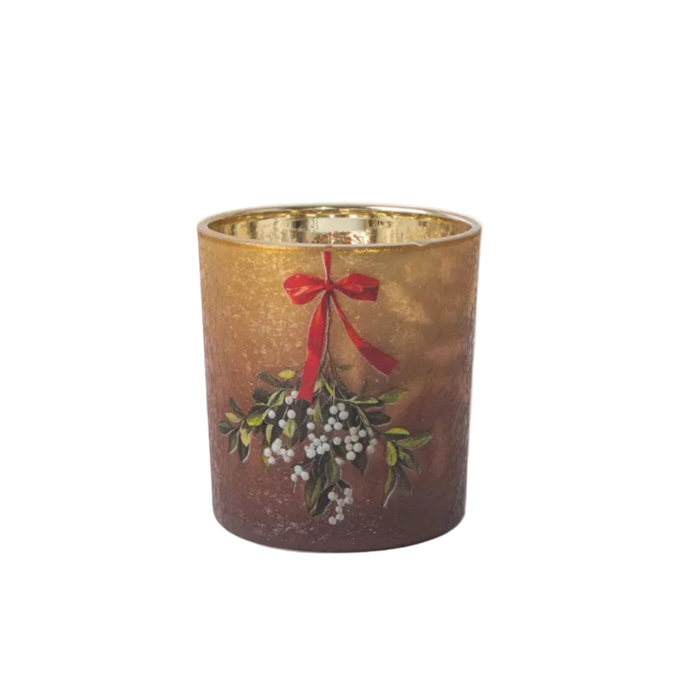 French Country Aurelia Mistletoe Votive Small 7x8cm | Minimax