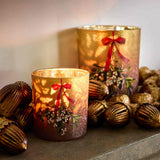 French Country Aurelia Mistletoe Votive Large 10x12.5cm | Minimax