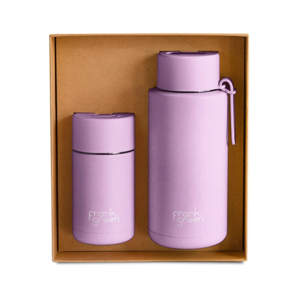 Frank Green Bottle Gift Set Lilac Haze 355ml/1L | Minimax