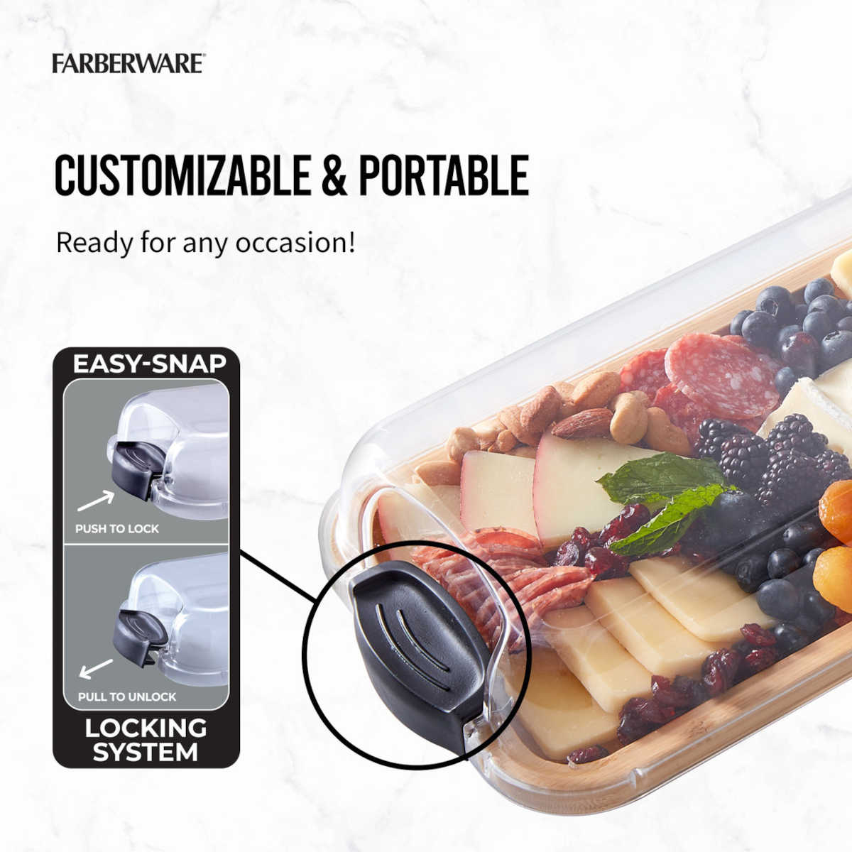 Farberware Build-a-Board Platter 56 x 17cm | Minimax