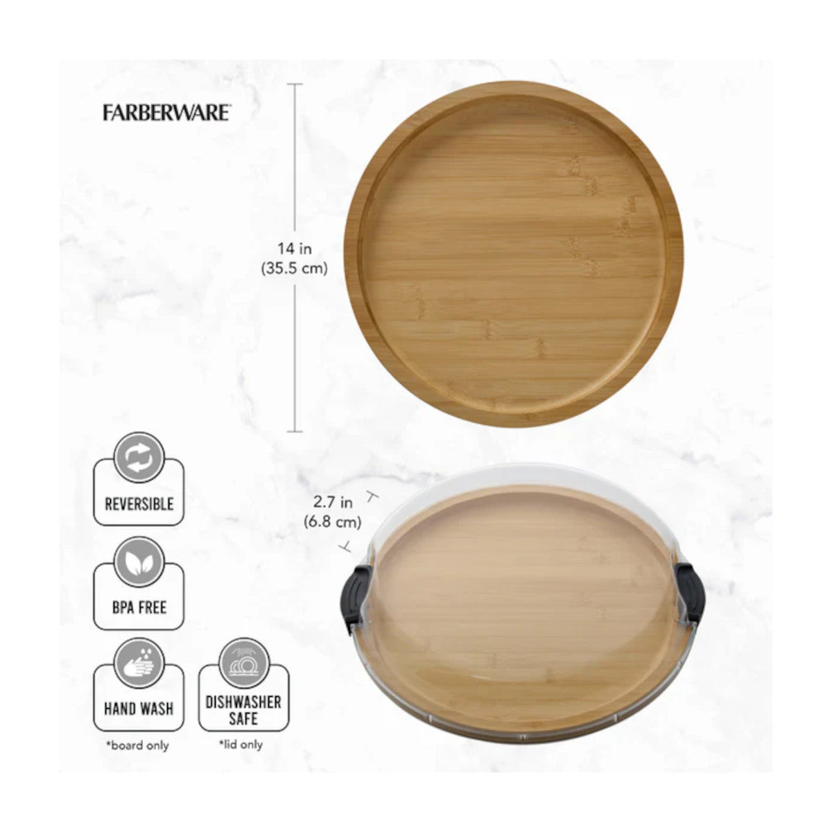 Farberware Round Build-a-Board 35cm | Minimax
