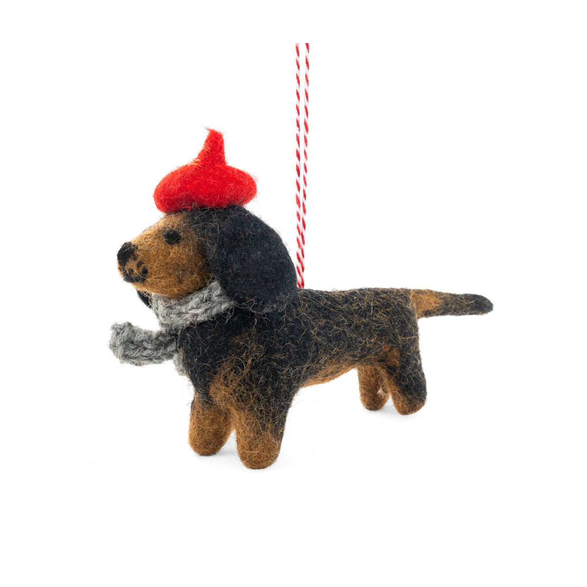 Gifted Hands Felt Daschund Dog Decoration | Minimax