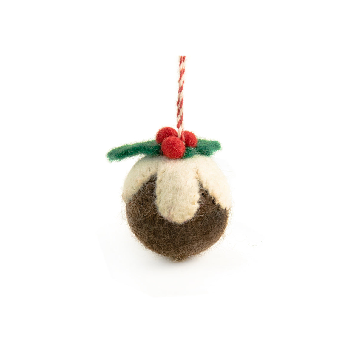 Felt Figgy Pudding Decoration