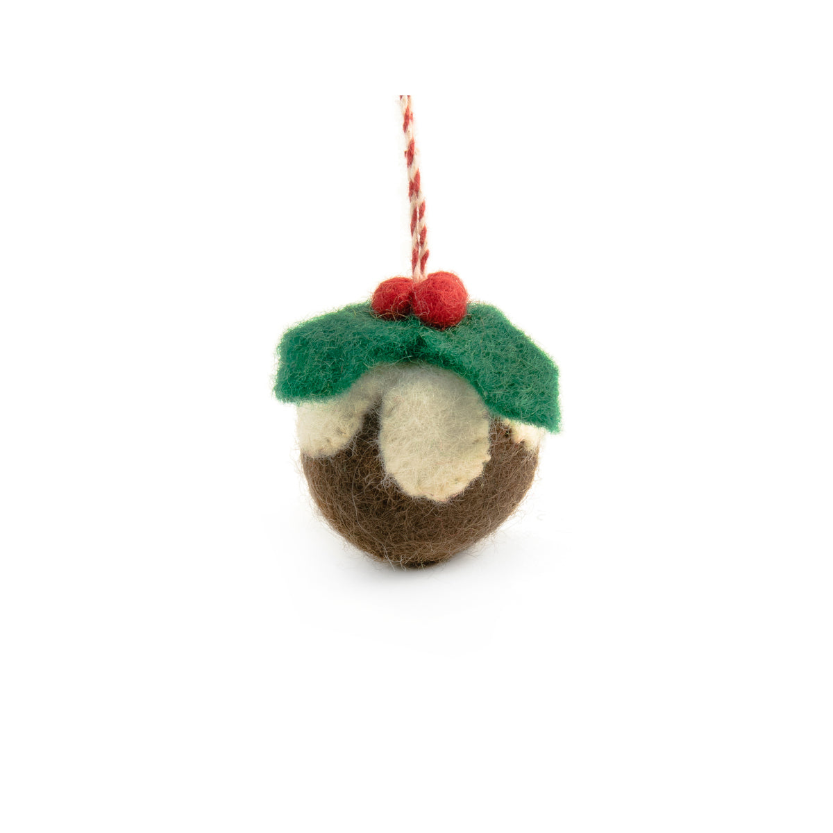 Felt Figgy Pudding Decoration