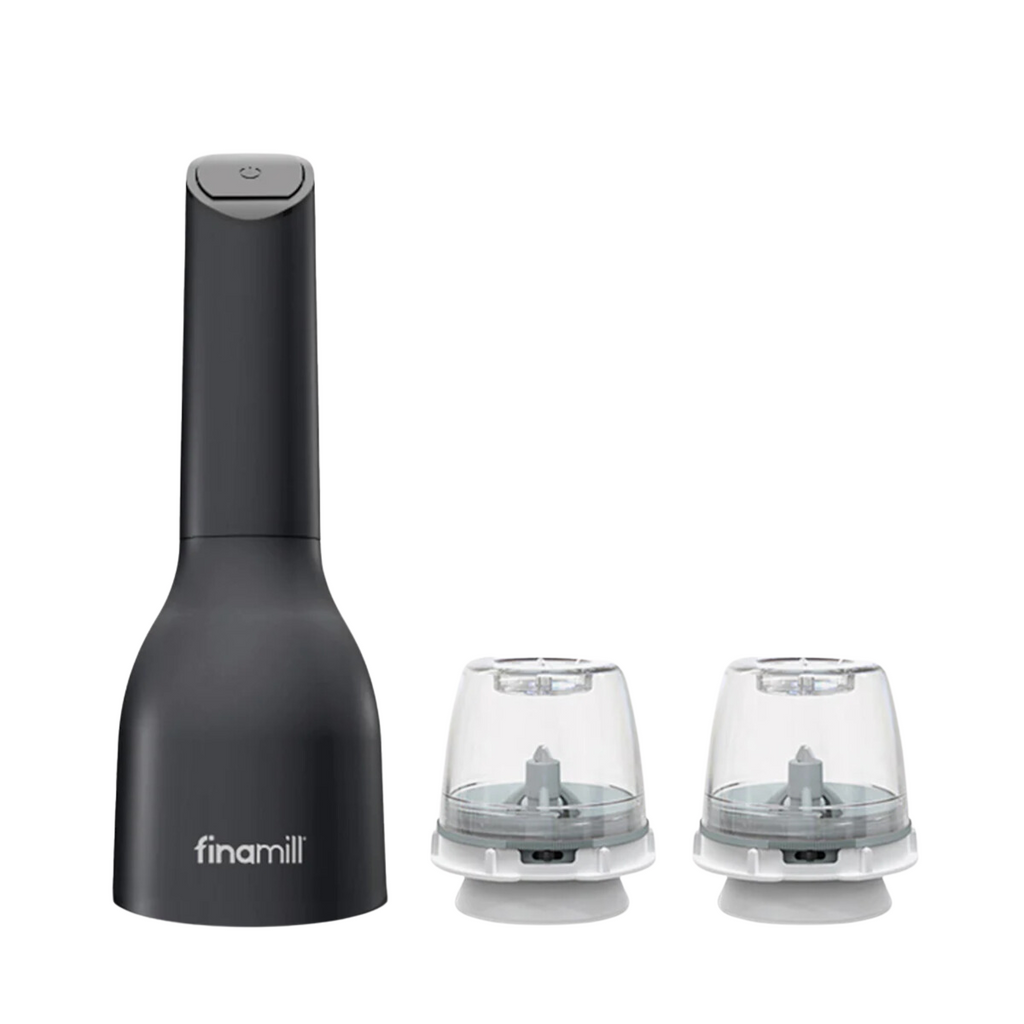 FinaMill Starter Pack Battery Operated Spice Grinder Black | Minimax