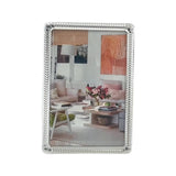 Flair Gifts and Home Bancroft Weave Edge Frame Silver 10 x 15 cm | Minimax