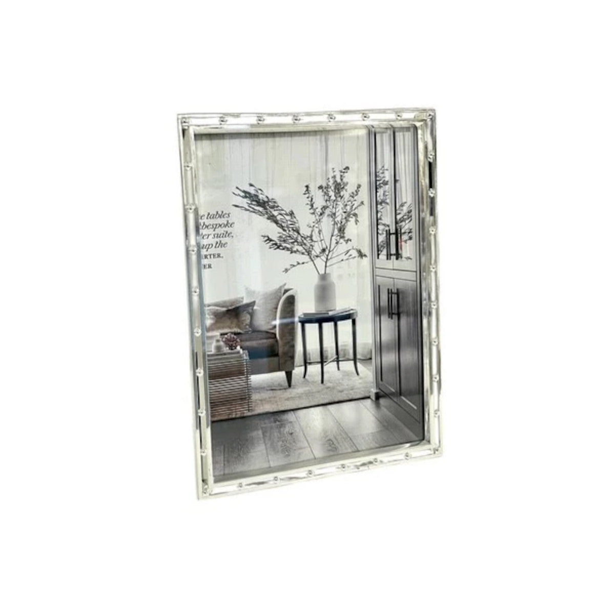 Flair Gifts and Home Milano Floating Stud Frame Silver 10 x 15cm | Minimax