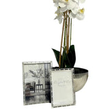 Flair Gifts and Home Milano Studded Frame Silver 10 x 15 cm | Minimax