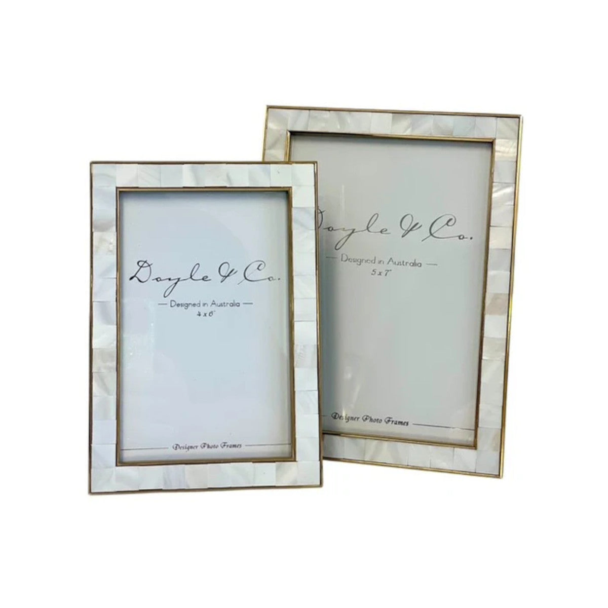 Flair Gifts and Home Mother of Pearl Frame Gold Plated 10 x 15 cm | Minimax