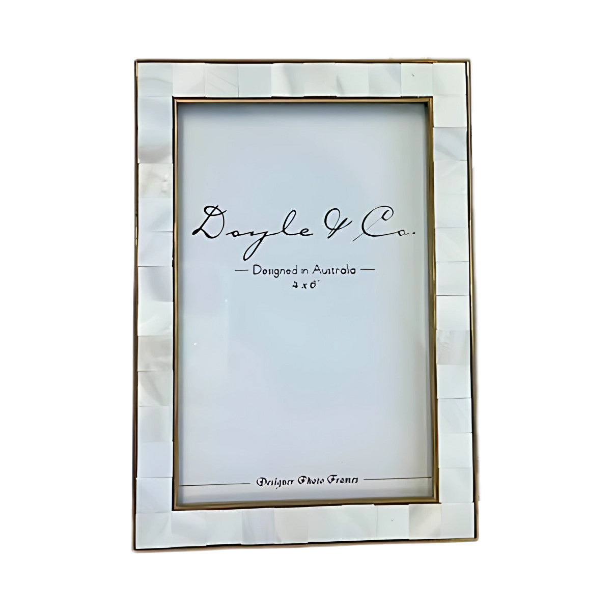 Flair Gifts and Home Mother of Pearl Frame Gold Plated 13 x 18 cm | Minimax