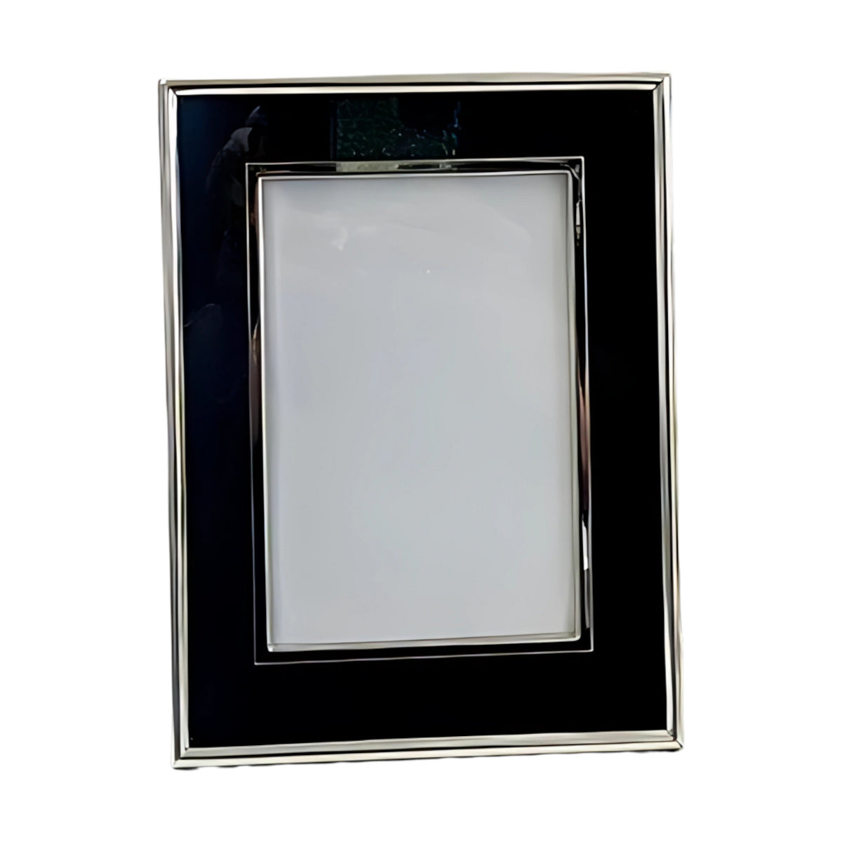 Flair Gifts and Home Plated Frame Black & Silver 13 x 18cm | Minimax
