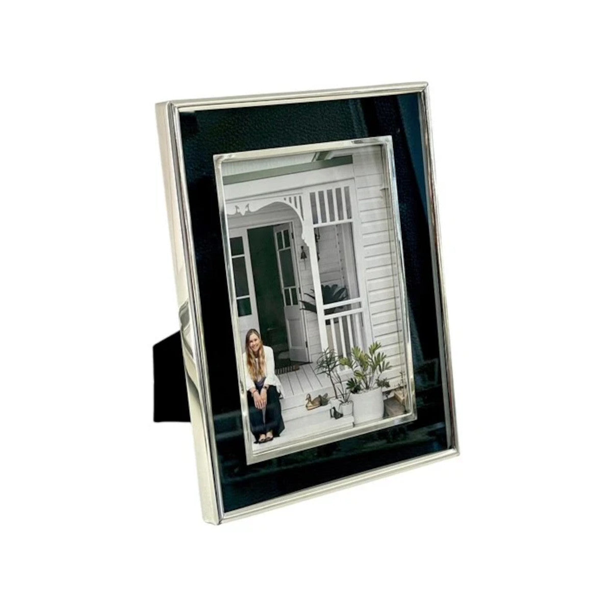 Flair Gifts and Home Plated Frame Black & Silver 13 x 18cm | Minimax