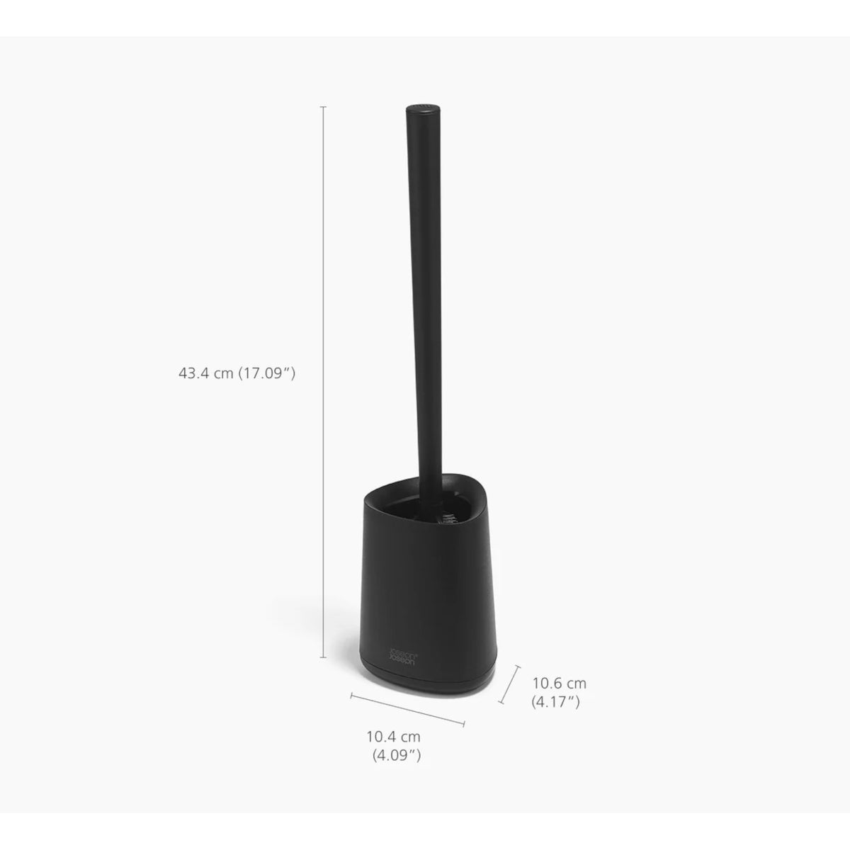 Joseph Joseph 360 Lite Matt Black Toilet Brush | Minimax