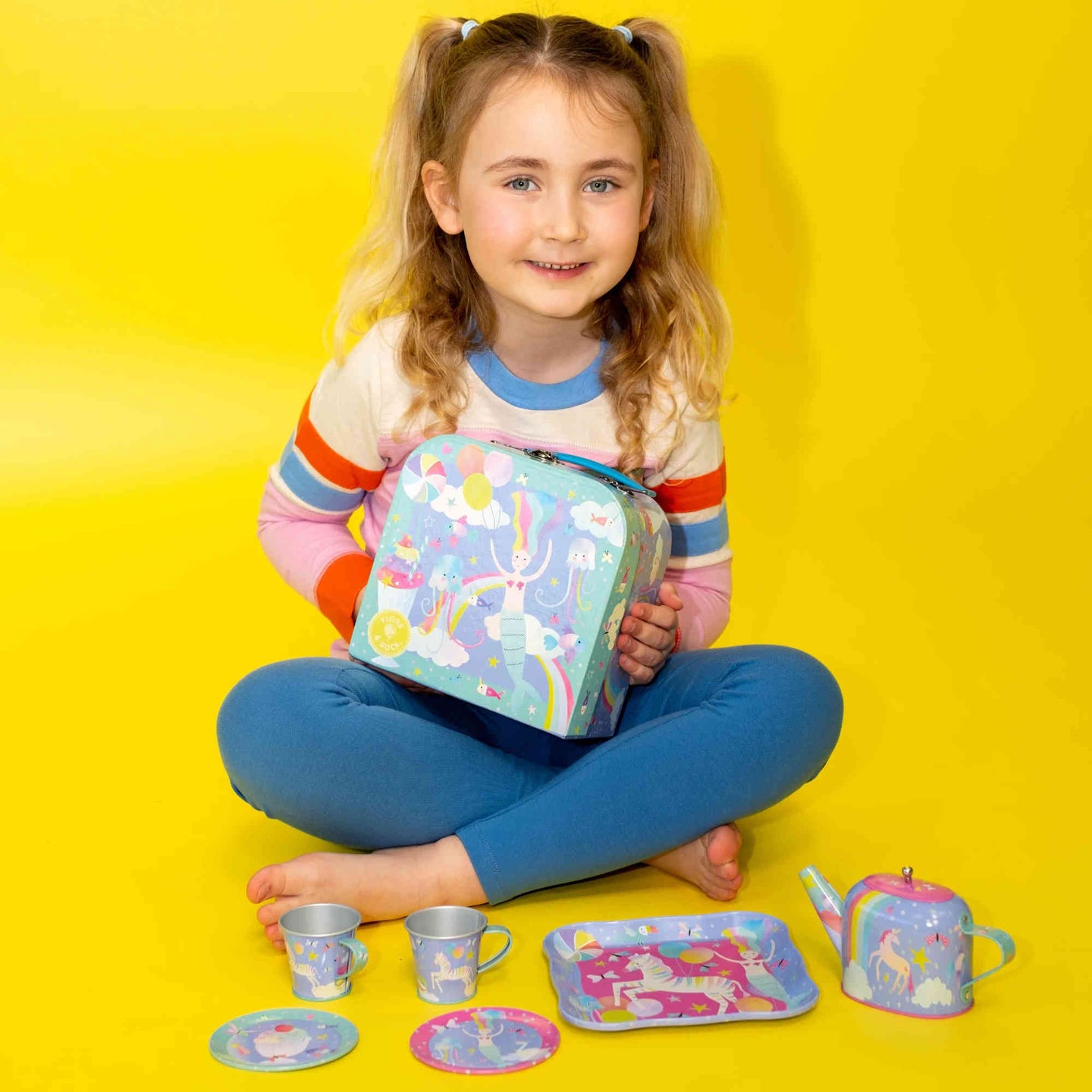 Floss & Rock Fantasy Tin Tea Set 7 Piece