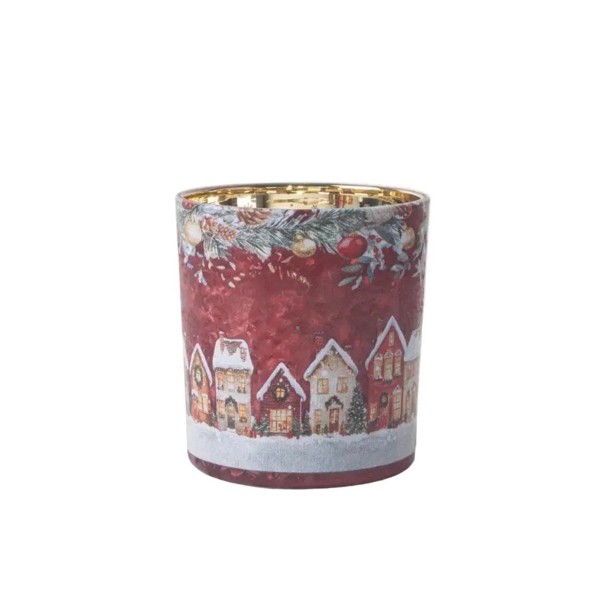 French Country Aurelia Noel Village Votive Small 7x8cm | Minimax