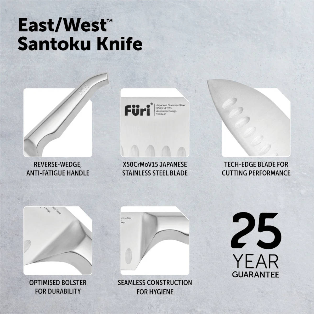 Furi East West Santoku Set 2 Piece | Minimax