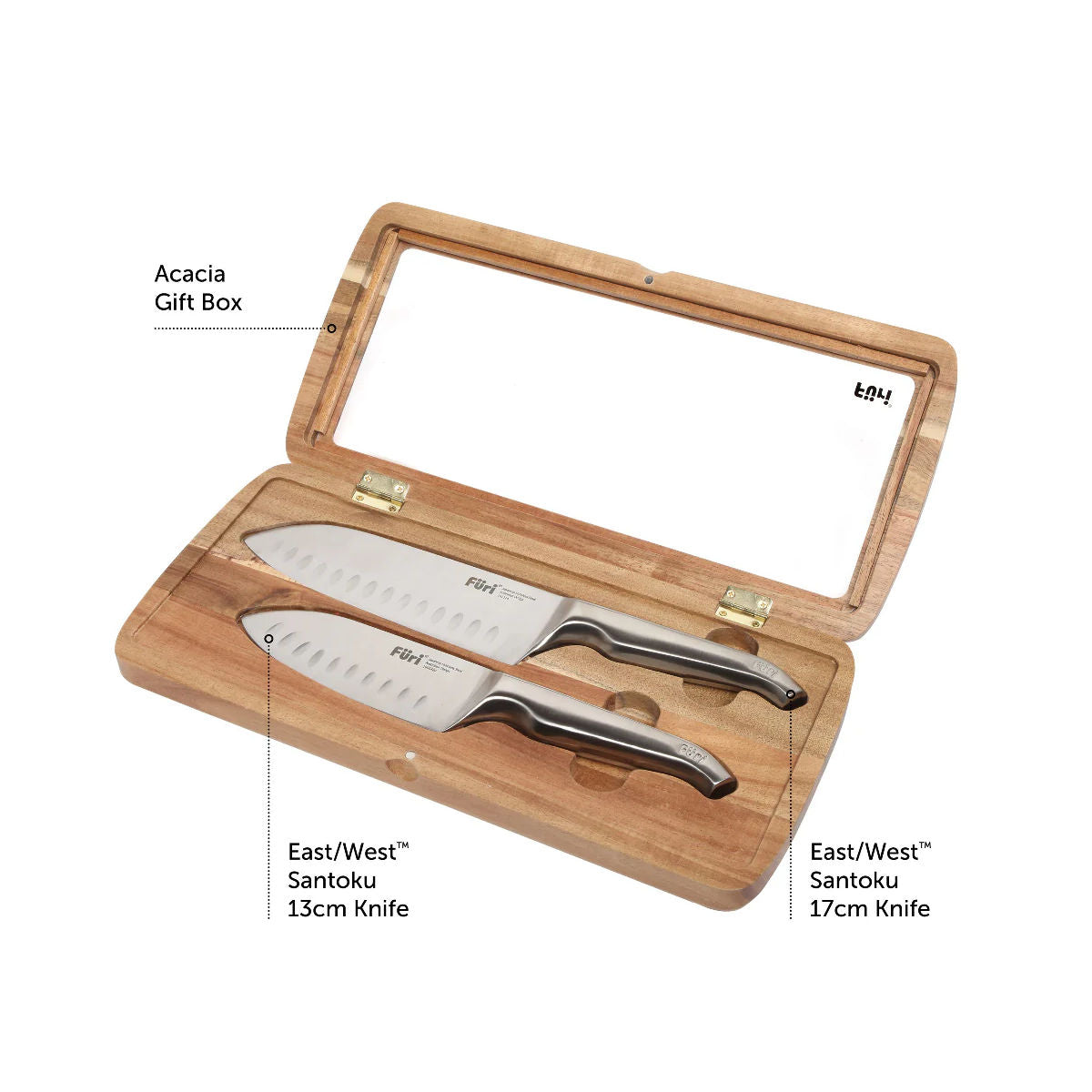 Furi East West Santoku Set 2 Piece | Minimax