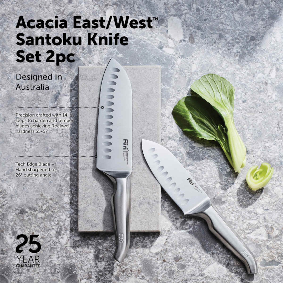 Furi East West Santoku Set 2 Piece | Minimax